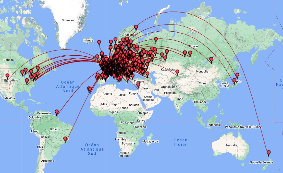 Carte QSO CDF 2021